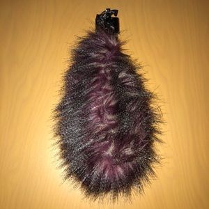 Real fur shoulder wrap